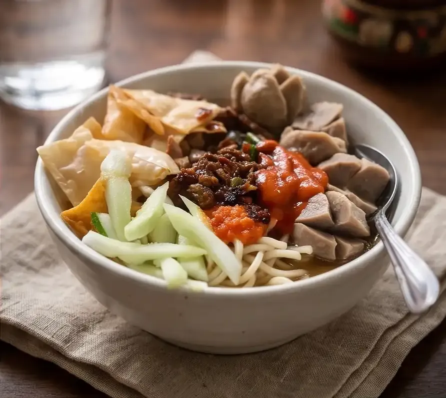 Mie Ayam Bakso Spesial Khas Giras – Asli bikin Kenyang! - 1
