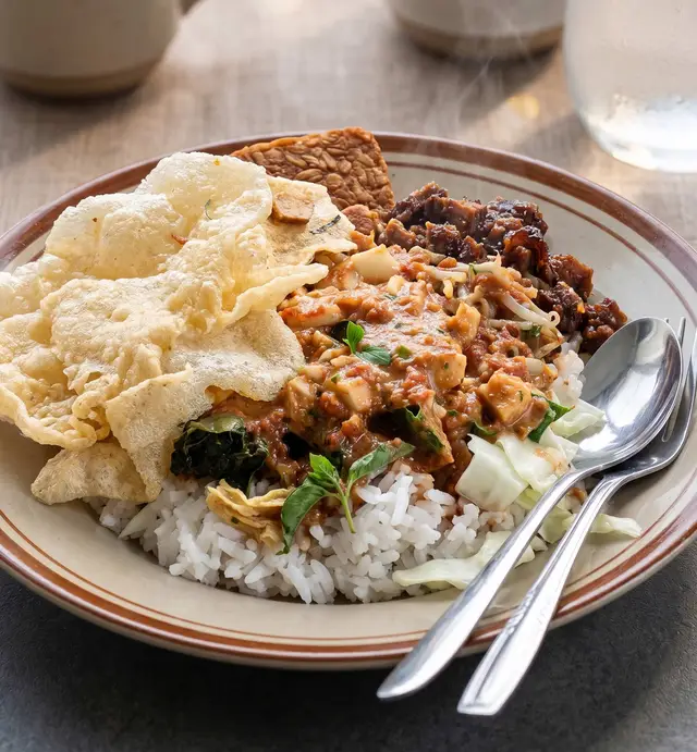 Nasi Pecel Khas Giras