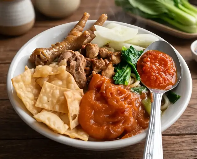 Mie Ayam Ceker Giras Mantul – Cekernya Bikin Nagih!