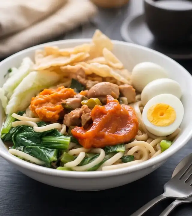 Mie Ayam Telur Puyuh Giras – Lezatnya Mantap!